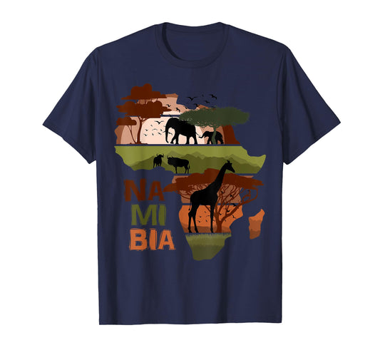 Namibia Africa Sunset Continent Nature Wild Life T-Shirt