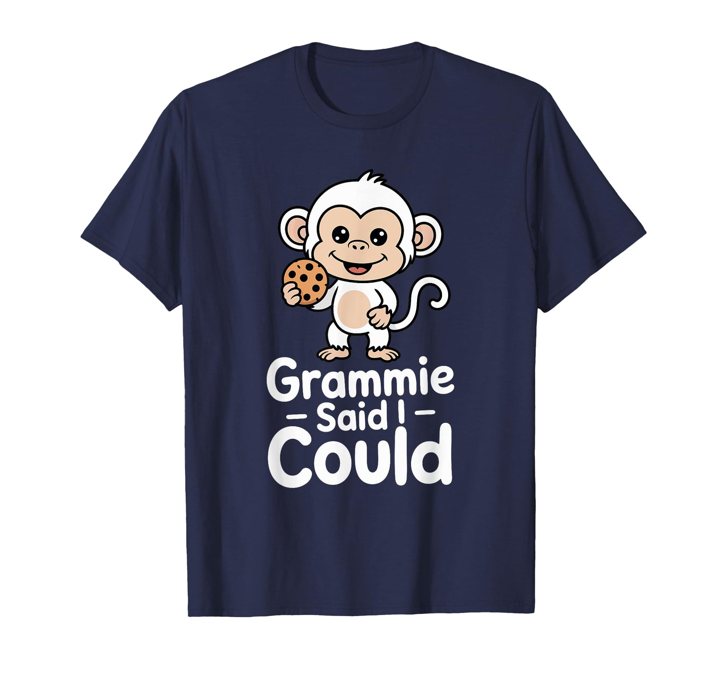Funny Grammie Said I Could Sweet Monkey Toddler Grandma T-Shirt