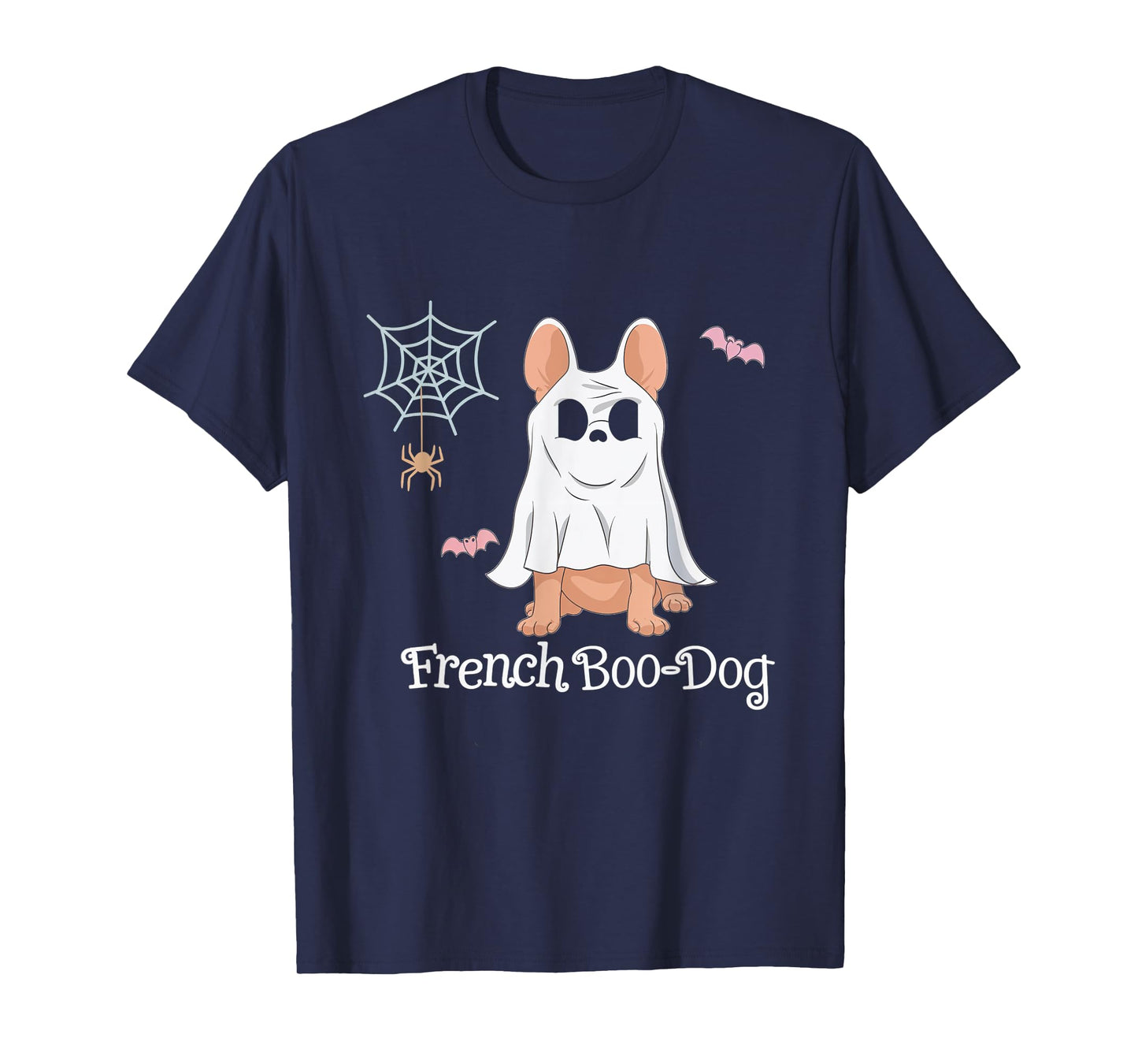 French Boo-Dog Halloween Dog Costume French Bulldog Men Women T-Shirt