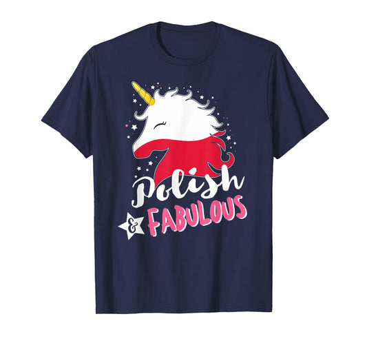 Polish Unicorn Poland Flag T-Shirt