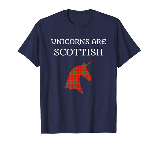 Unicorns Are Scottish Tartan Day Shirt