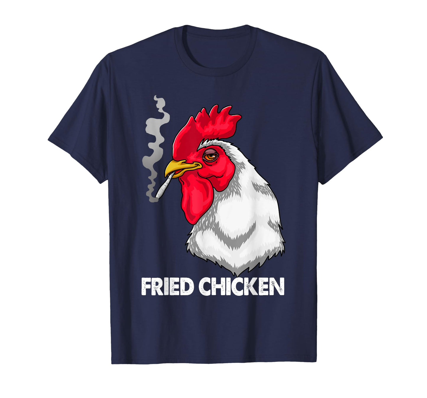 Funny Fried Smoking Chicken Tee Shirt Flock Boss Women T-Shirt