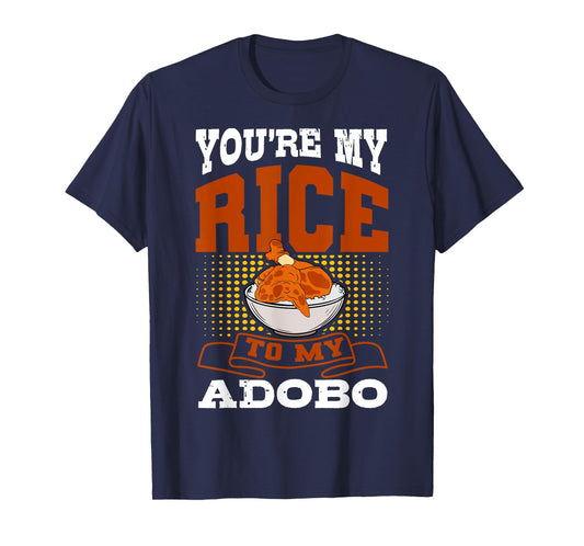 Adobo Chicken Pinoy Rice Cuisine Philippine Flag T-Shirt