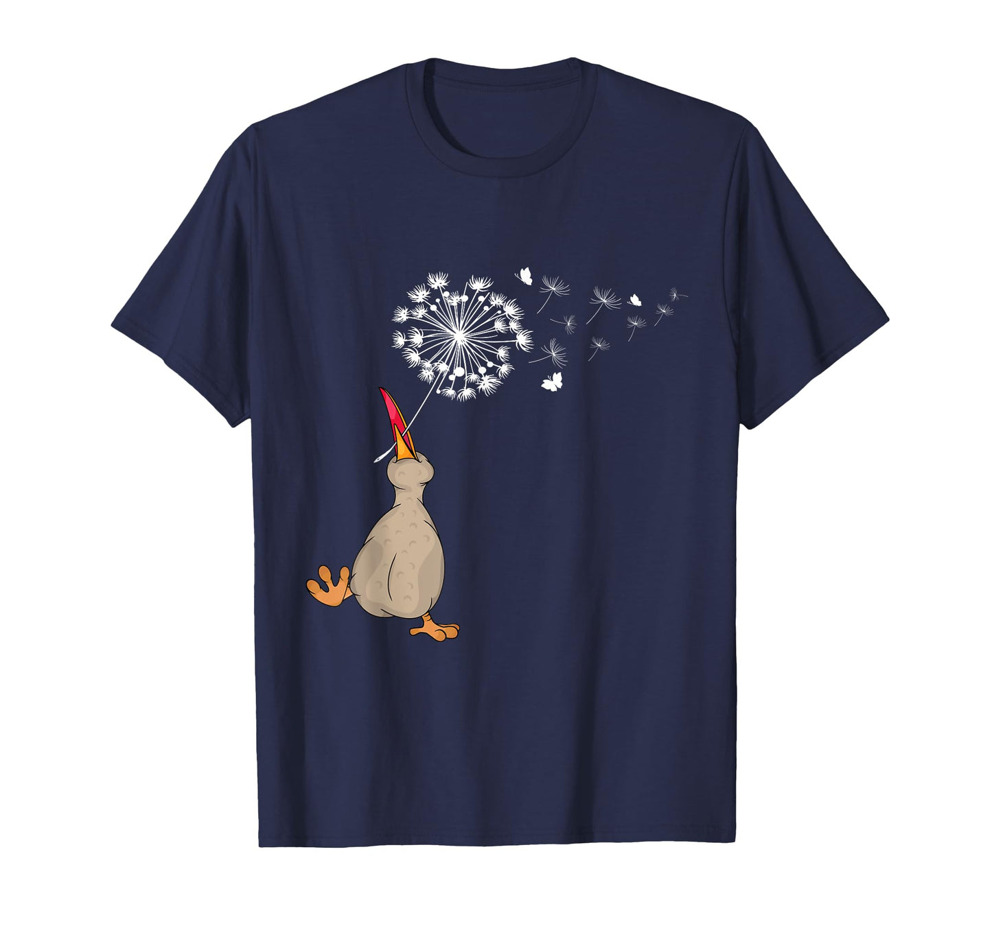 Happy Kiwi Lover Kids Dandelion Nature Dancing Kiwi Bird T-Shirt