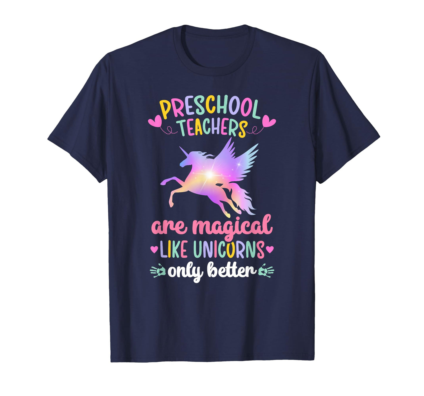 Preschool Teacher Unicorn Preschool Teaching T-Shirt