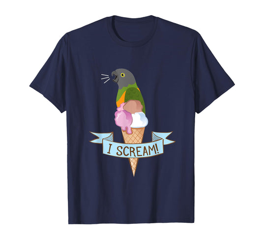 Senegal Parrot Ice Cream T-Shirt