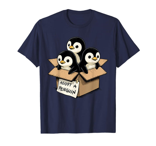 Adopt a Penguin Shirt Cute Little Animal Penguin Lover T-Shirt