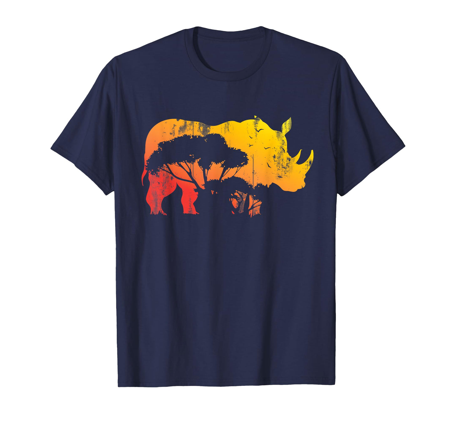 African Safari Animal Rhino T-Shirt
