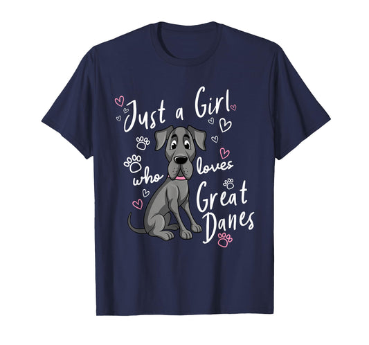 Funny Great Dane Dog Owner Pet Lover Puppy Women Kids Gift T-Shirt