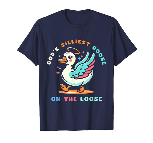 Gods Silliest Goose Costume for Kids Funny Gifts Silly Goose T-Shirt