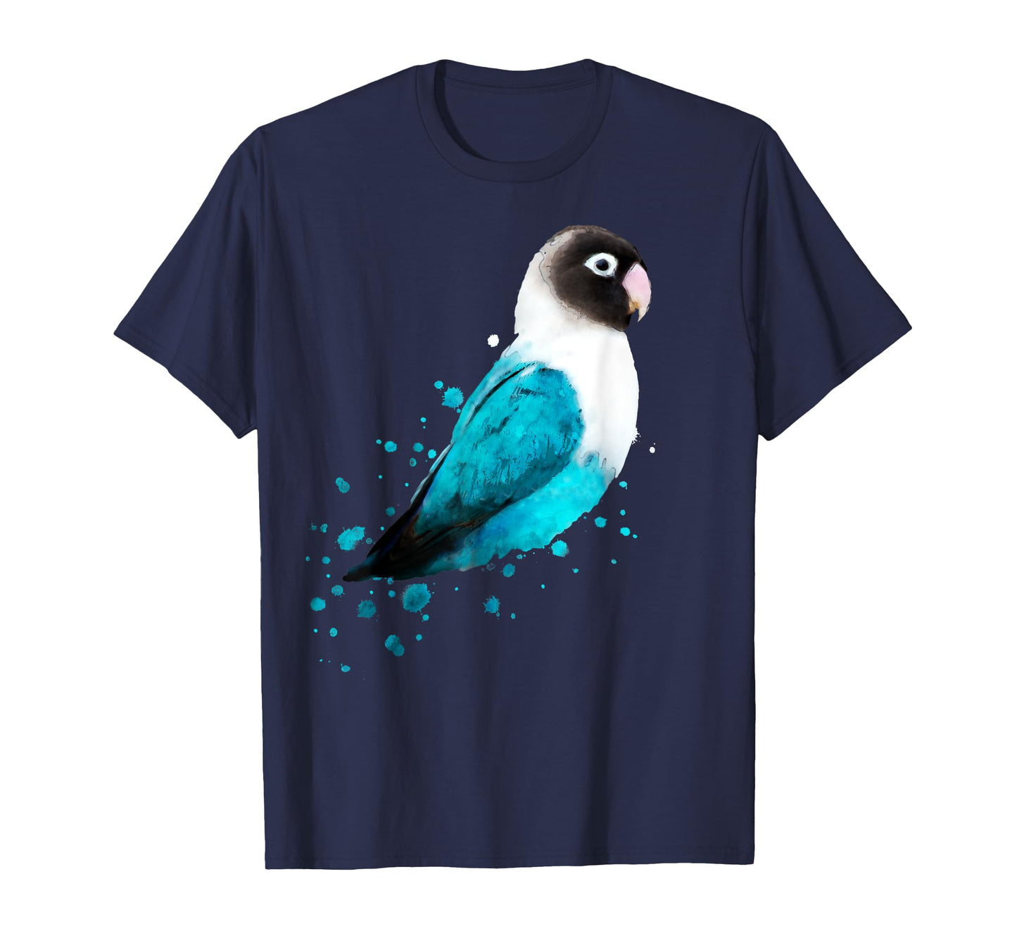 Masked Lovebird, Black-masked Lovebird Parrot Bird T-Shirt