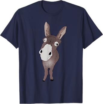 Funny looking Donkey Tshirt Gift idea for Donkeys & Horses T-Shirt