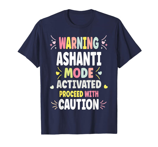 ASHANTI Personalized Women's Gift Custom ASHANTI T-Shirt