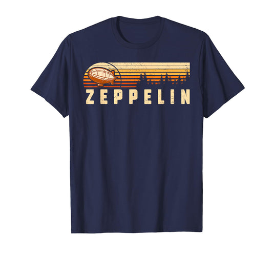 Vintage Zeppelin Graphic Mens Womens Tee T-Shirt