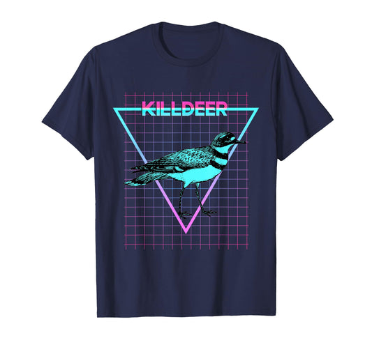 Killdeer Bird Aesthetic Retro Style Killdeer T-Shirt