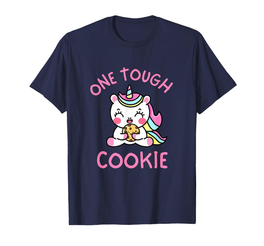 One Tough Cookie Cute Kawaii Unicorn Kids Toddler Girls 5T T-Shirt