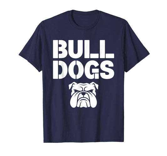 Bulldogs Tshirt Mascot Back to School Outfit Team Spirit T-Shirt