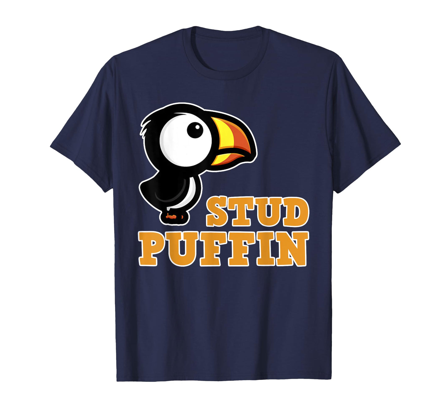 Stud Puffin Funny Seabird T-Shirt