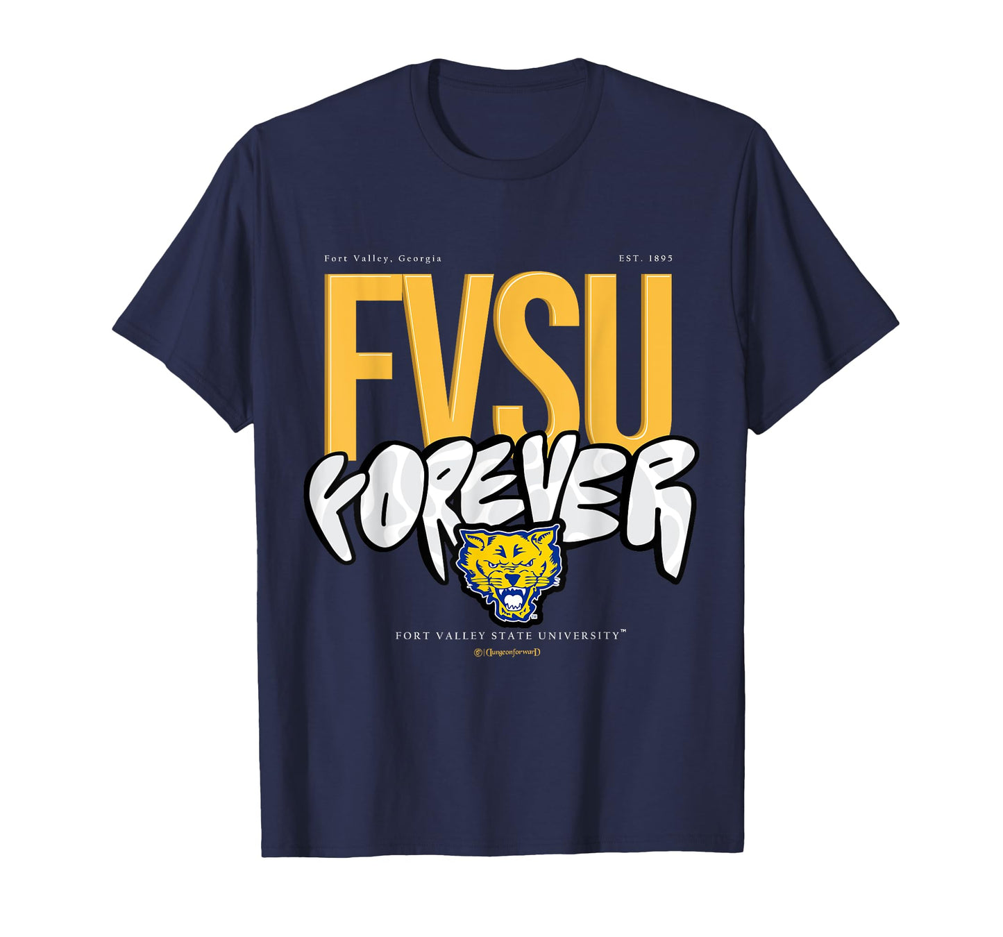 The Yard Essentials - Fort Valley State- FVSU Forever Grey T-Shirt