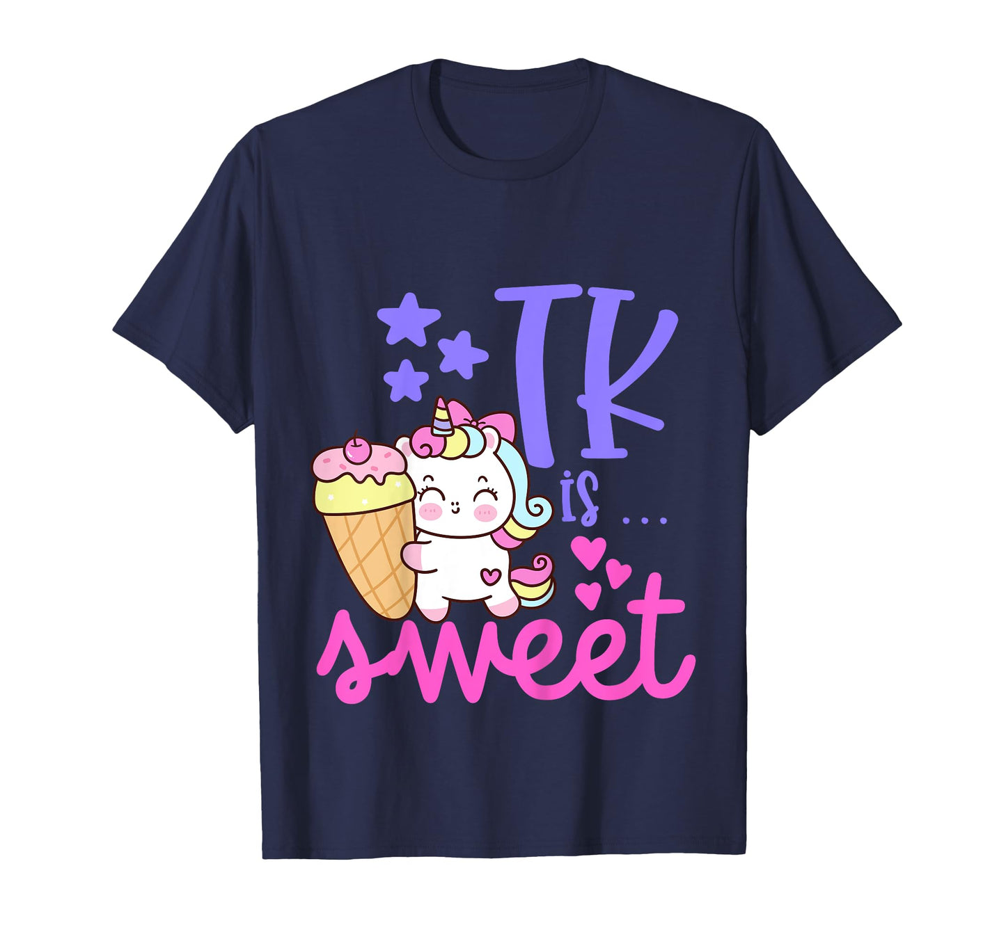 Kids First Day of TK Unicorn Girls Transitional Kindergarten T-Shirt