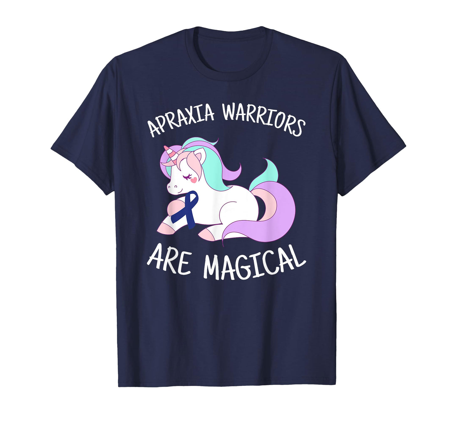 Unicorn Apraxia Awareness Gift, Apraxia Warrior T-Shirt
