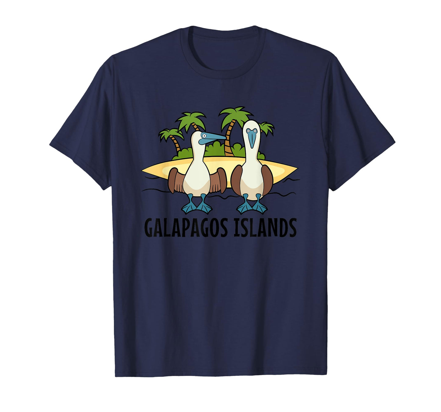 Seabirds Blue-footed Booby Bird Galapagos Islands T-Shirt