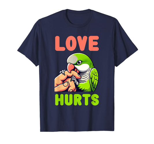 Monk Parrots Funny Bird Lover Design Men Women Quaker Parrot T-Shirt