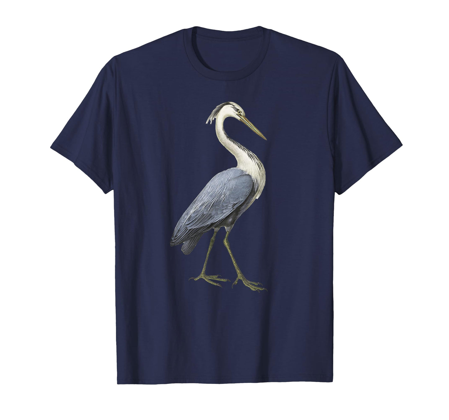 Heron Bird Water Bird Lover Costal Birder Great Blue Heron T-Shirt