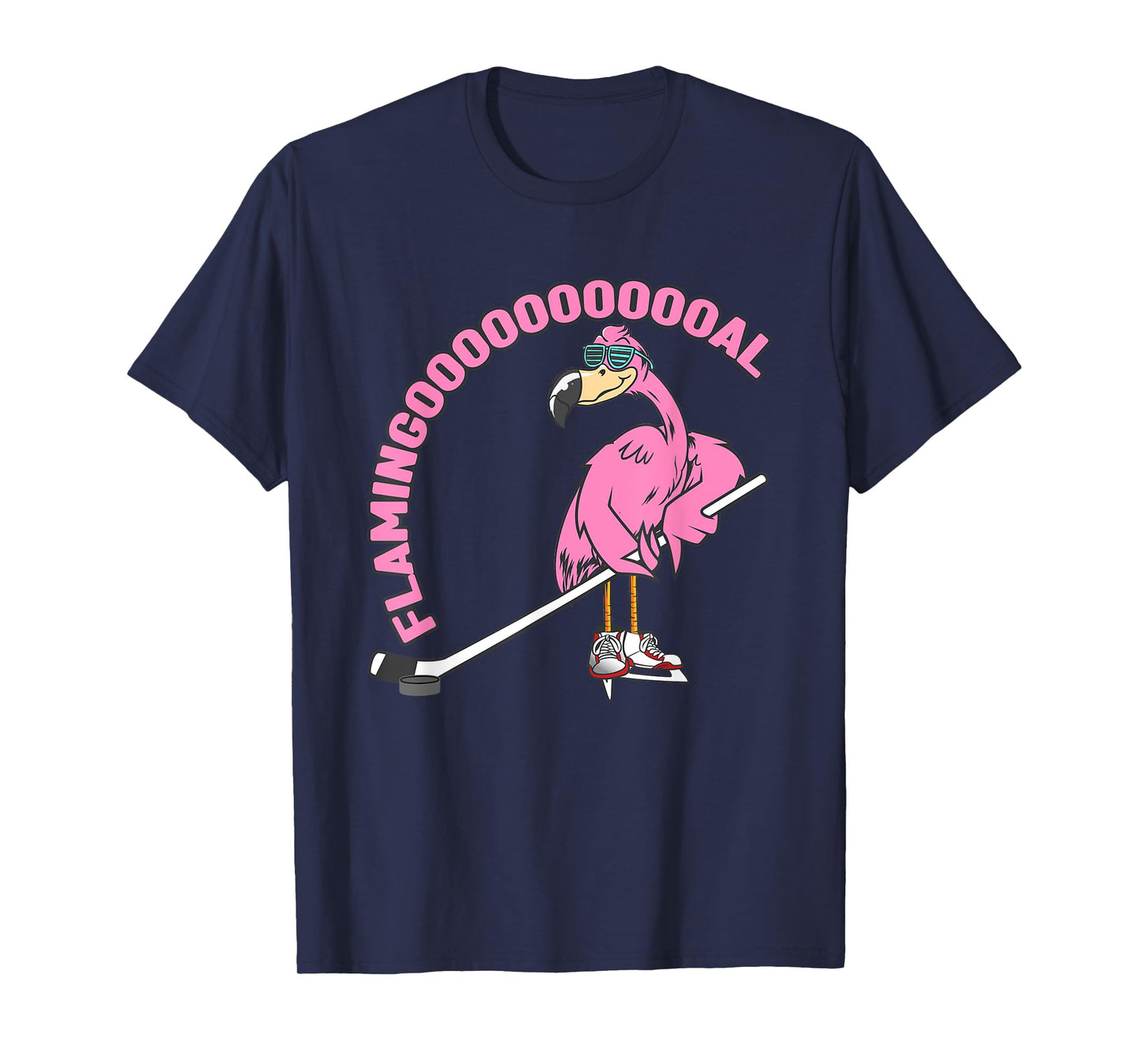 Flamingooooal Flamingo Men or Women Ice Hockey T-Shirt