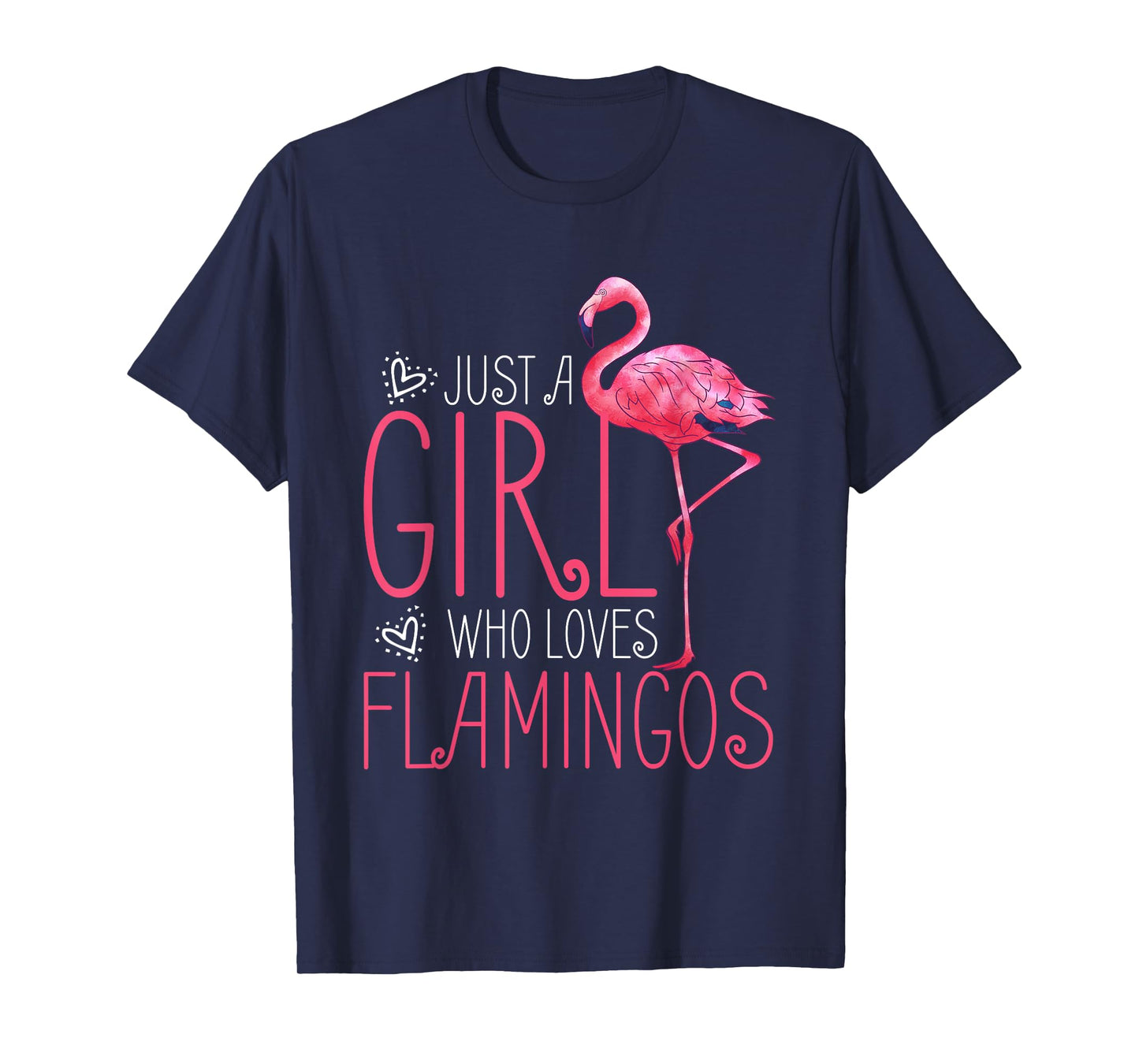 Just A Girl Who Loves Flamingos T-Shirt