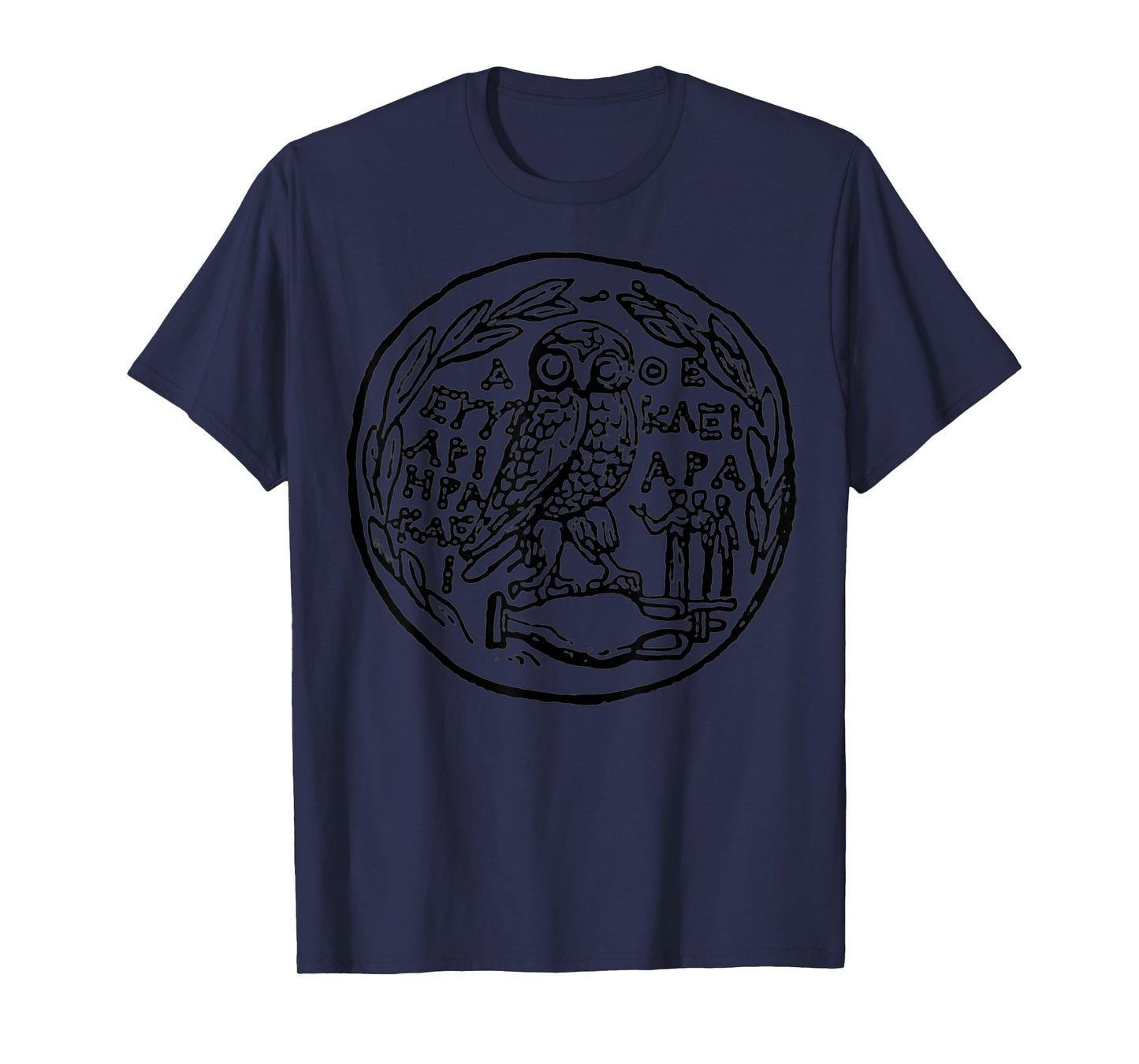 Greek Mythology Athena Goddess Athenian Athens Owl gift T-Shirt