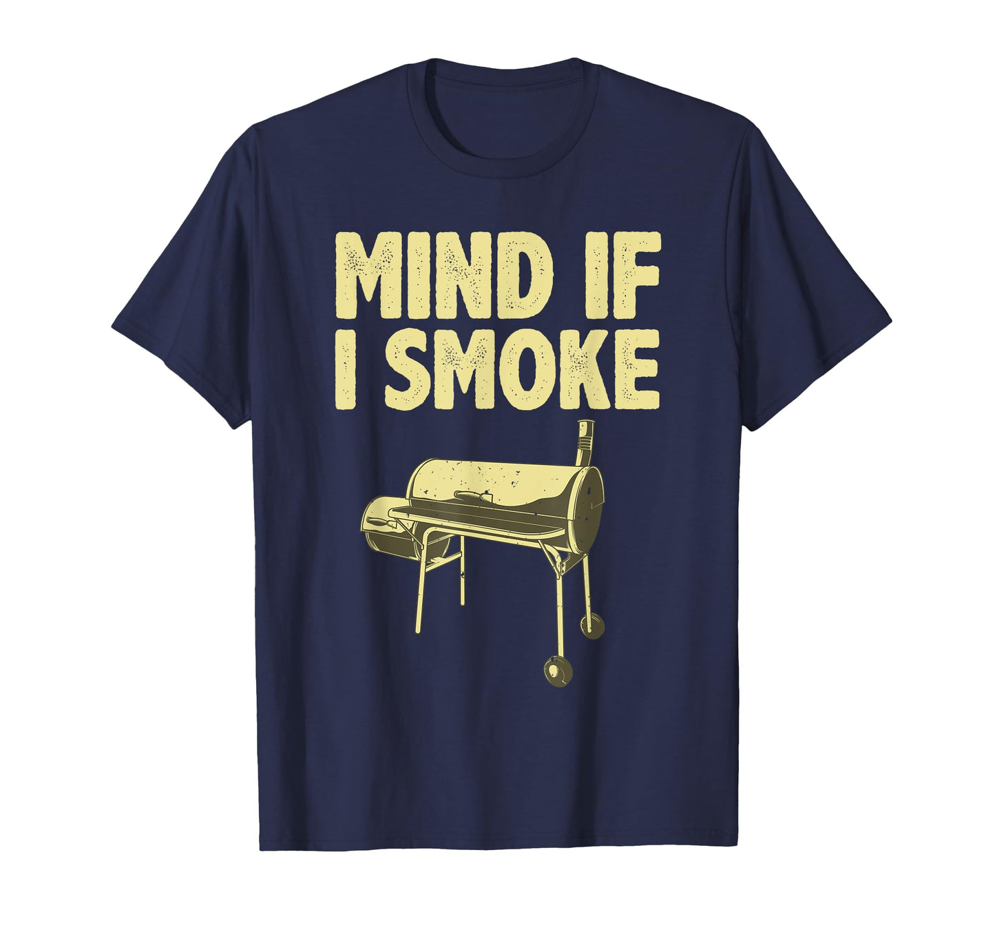 Smoking For Men Dad Grilling Meat BBQ Smoker Food Griller T-Shirt