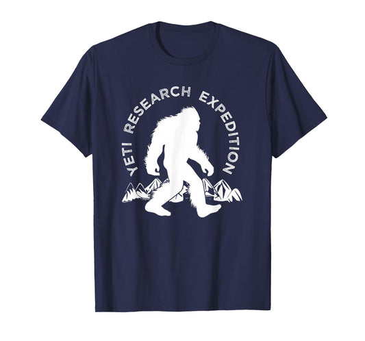 Yeti Research Expedition T-Shirt, Mountain Snowman Tee T-Shirt