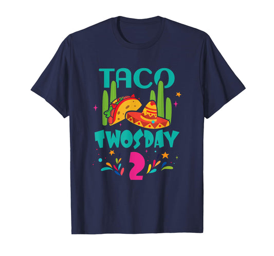 Taco Twosday 2 Two Year Old Boy Girl Birthday Gift T-Shirt
