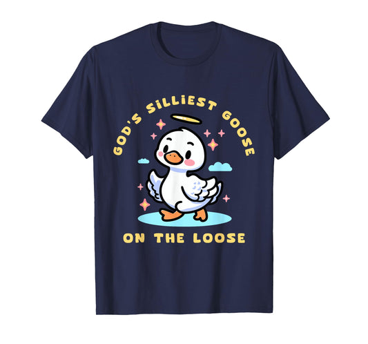 Gods Silliest Goose Costume for Kids Funny Gifts Silly Goose T-Shirt