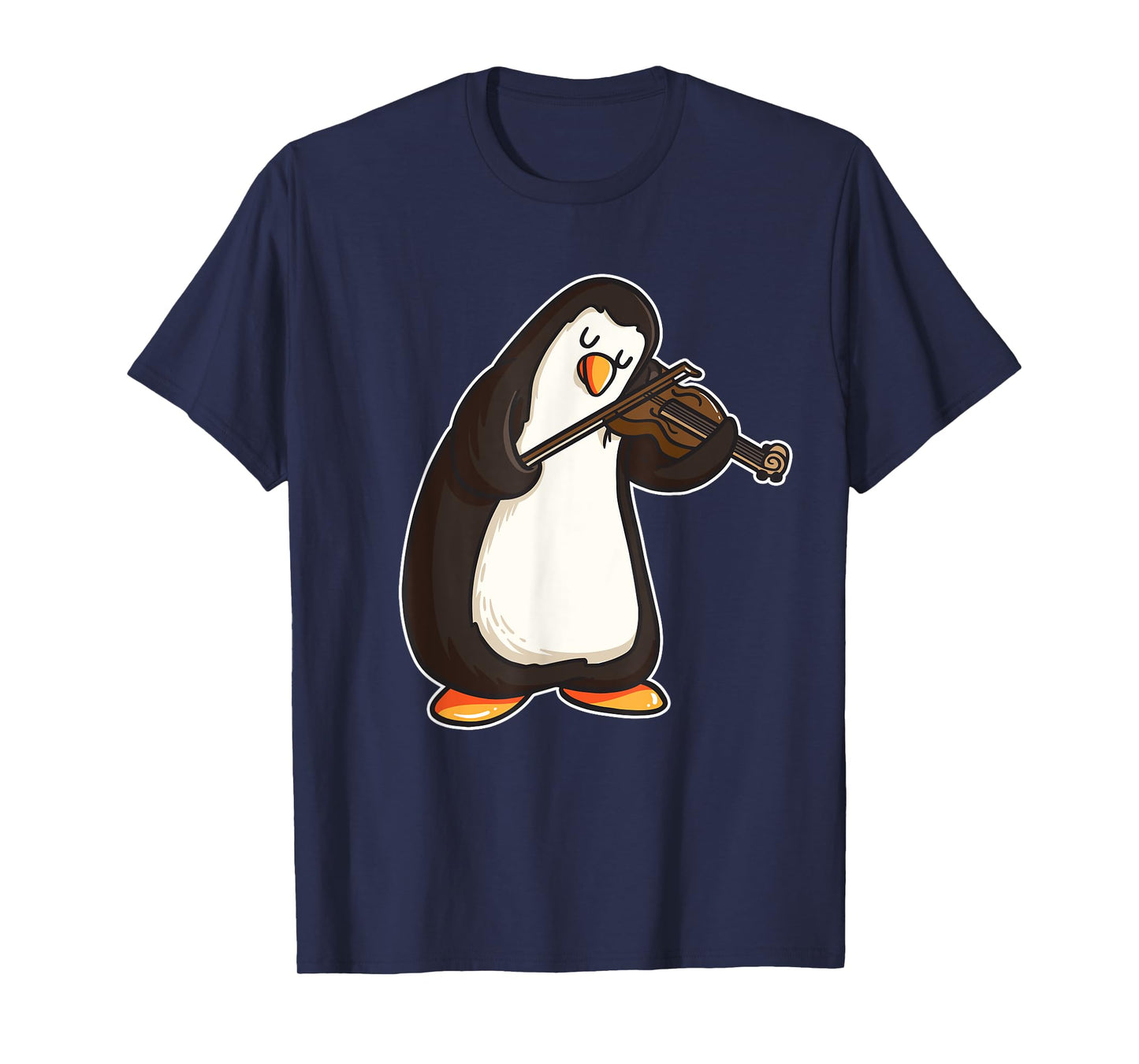 Violinist Penguin Violin Viola Player Music Gift T-Shirt