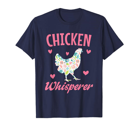 Chicken Whisperer Kids Women Girl Funny Chicken Farming T-Shirt