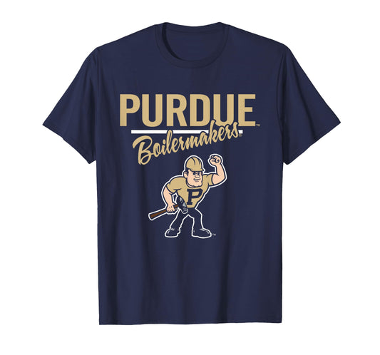 Kids Purdue Boilermakers Kid's Mascot Black Officially Licensed T-Shirt