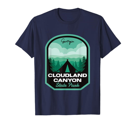 Cloudland Canyon State Park GA Camping T-Shirt