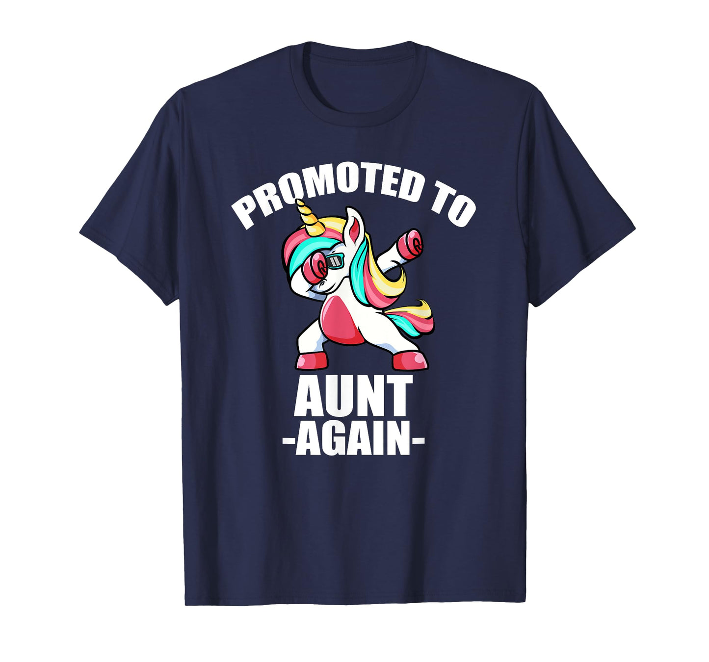Promoted To Aunt Again EST 2022 Shirt, Unicorn Aunt Again T-Shirt