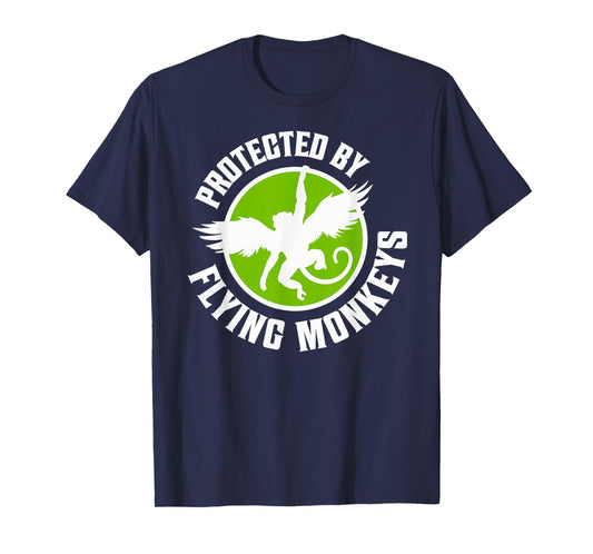 Protected by Flying Monkeys Funny Halloween T-Shirt