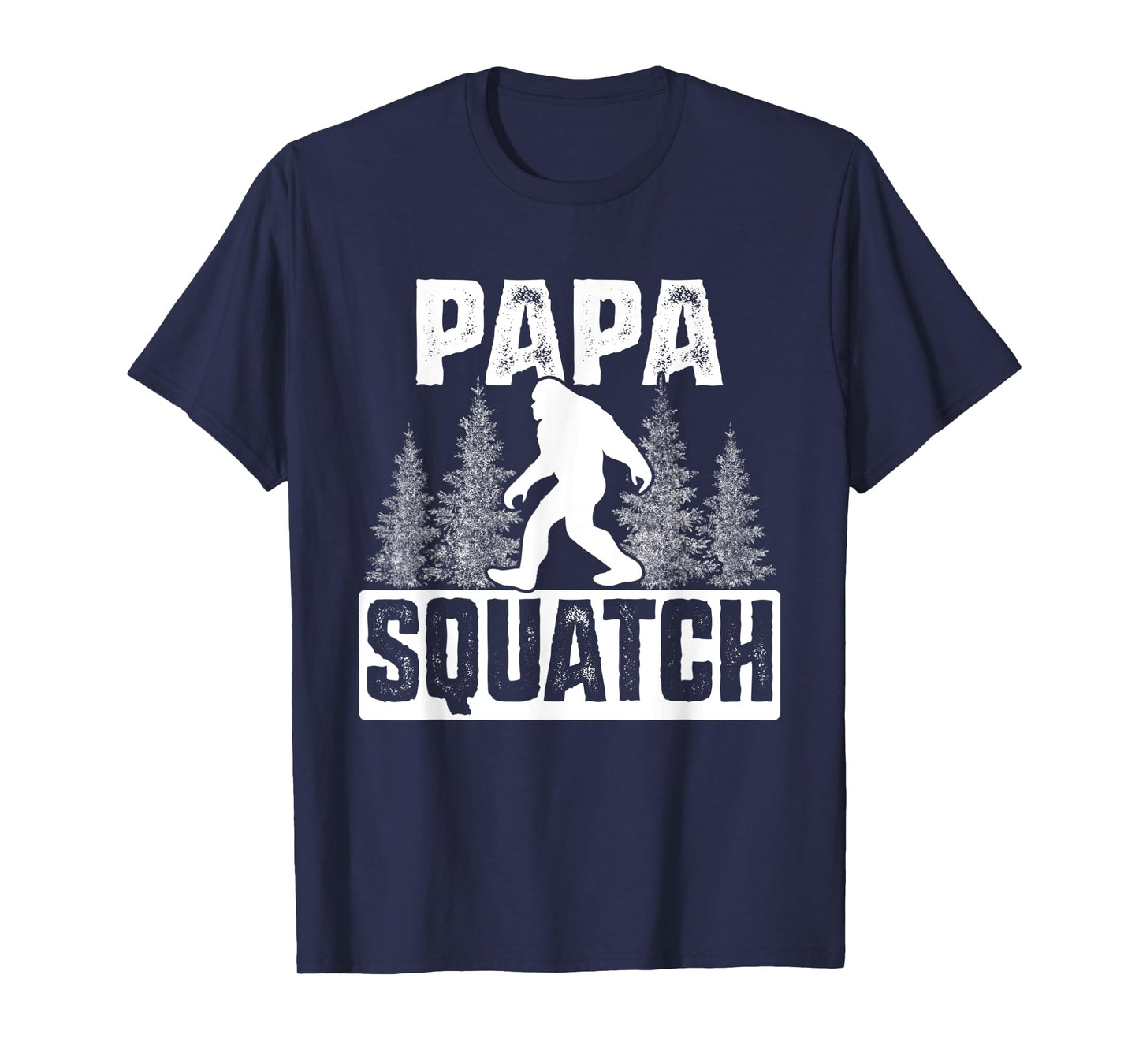 Mens Squatchy Matching Family Bigfoot Shirts Papa Squatch T-Shirt