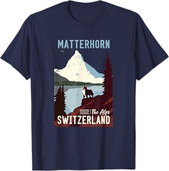 Funny Swtzerland Alps Matterhorn T-Shirt T-Shirt