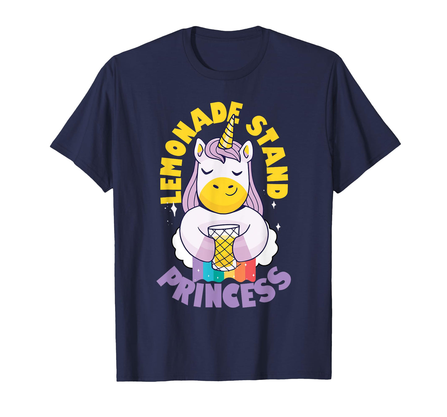 Lemonade Stand Princess Entrepreneur Kids - Unicorn T-Shirt