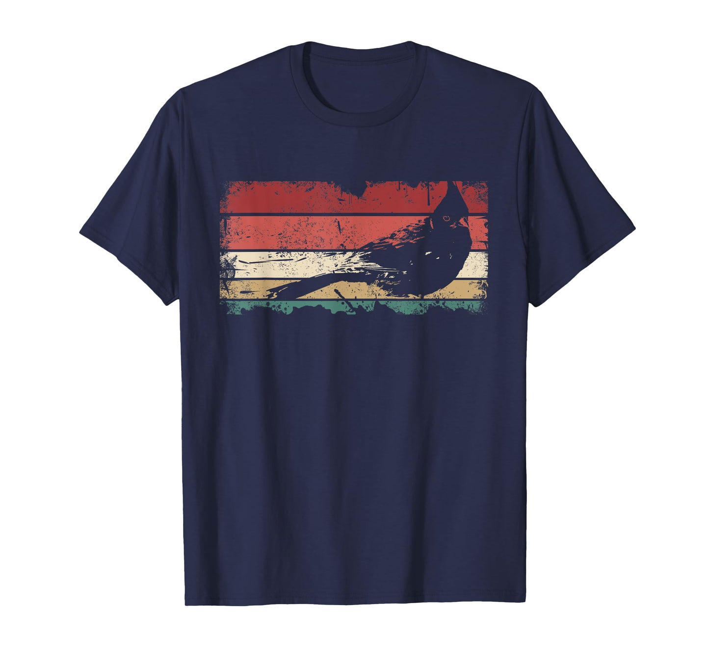Retro Cardinal Bird Watching - Vintage Red Bird Cardinal T-Shirt