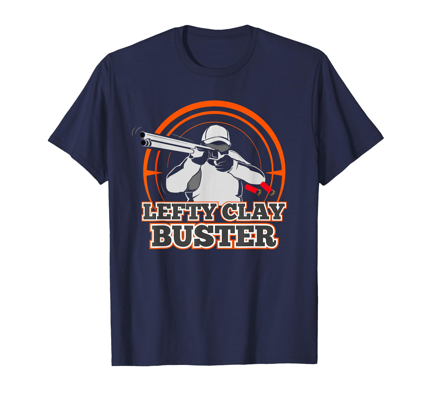 Lefty Clay Buster Skeet Shooting T Shirt Trap Shotgun Gift T-Shirt
