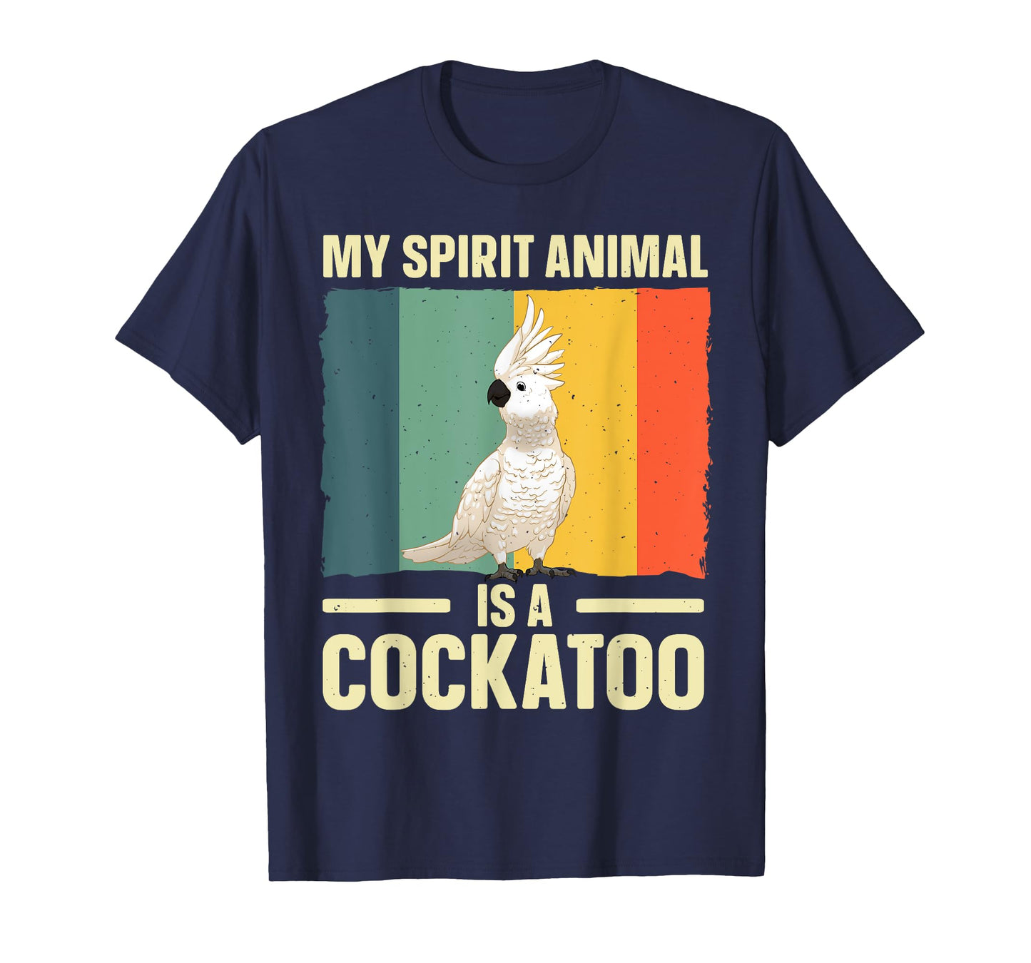 Cool Cockatoo Art For Men Women Parrot Lovers Cockatoo Fan T-Shirt