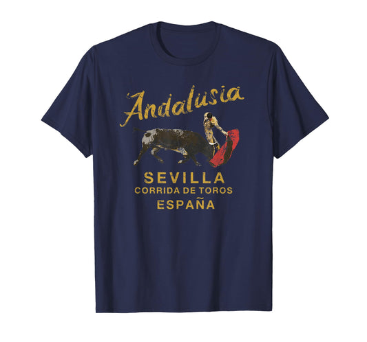 SPAIN Seville Bullfight Andalusia Vintage T-Shirt