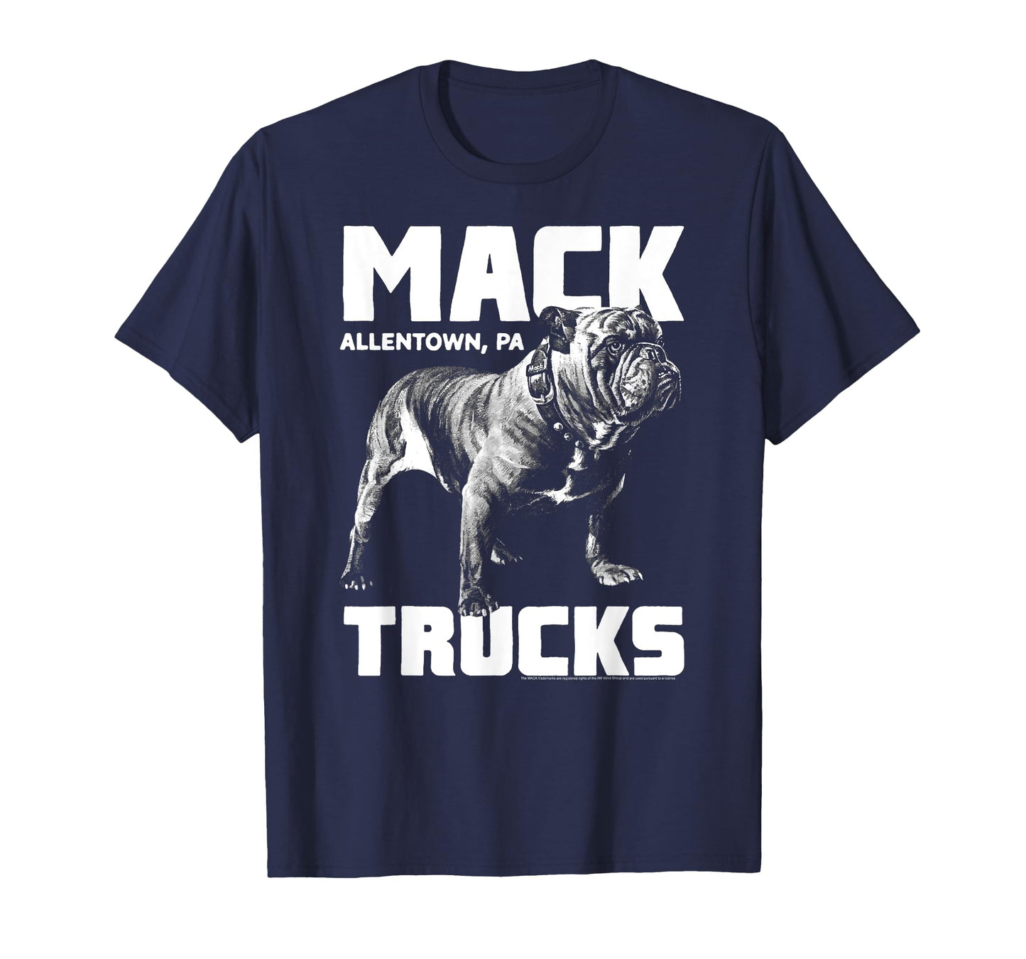 Mack Trucks Vintage Bulldog Allentown, PA Trucker T-Shirt