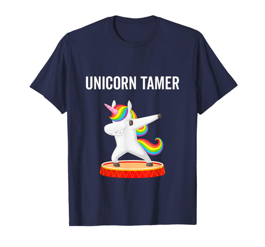 Dabbing Unicorn Tamer Circus Carnival Funny Gift T-Shirt